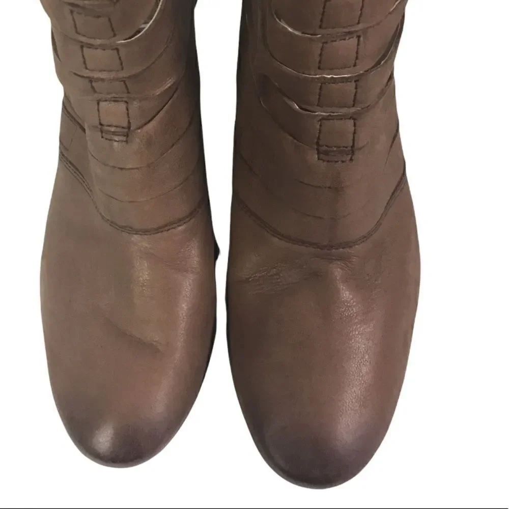 Josef Siebel Ankle Boots Brown Block Heel Bootie